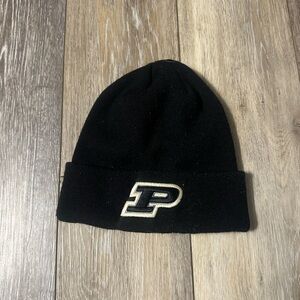 Purdue University knit beanie